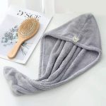 LLE12029 Microfiber Hair Drying Turban Wrap