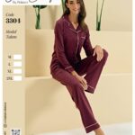 Over Sleep 3304 Women's Winter Long-Sleeve Pajama Set