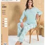 Over Sleep 3310 Women's Winter Long-Sleeve Pajama Set
