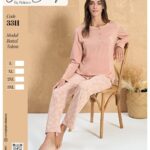 Over Sleep 3311 Women's Winter Long-Sleeve Pajama Set