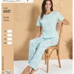 Over Sleep 3337 Women's Winter Long-Sleeve Pajama Set