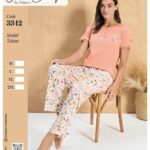 Over Sleep 3342 Women's Winter Long-Sleeve Pajama Set