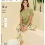 Over Sleep 3345 Women's Winter Long-Sleeve Pajama Set