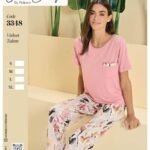 Over Sleep 3348 Women's Winter Long-Sleeve Pajama Set
