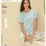 Over Sleep 3349 Women's Winter Long-Sleeve Pajama Set