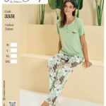 Over Sleep 3351 Women's Winter Long-Sleeve Pajama Set