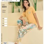 Over Sleep 3354 Women's Winter Long-Sleeve Pajama Set