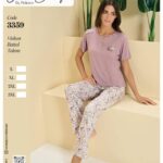 Over Sleep 3359 Women's Winter Long-Sleeve Pajama Set